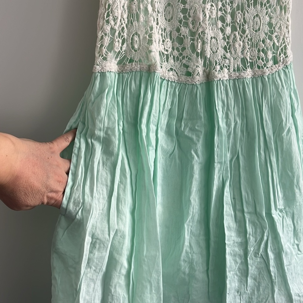 Zara cotton summer dress with crochet detailing size small - Picture 3 of 8